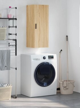 VidaXL Hangkast 34,5x34x90 cm sonoma eikenkleurig