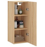 VidaXL Hangkast 34,5x34x90 cm sonoma eikenkleurig