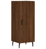 VidaXL Dressoir 34,5x34x90 cm bewerkt hout bruin eikenkleur