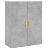 VidaXL Wandkast 69,5x34x90 cm betongrijs