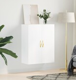 VidaXL Wandkast 69,5x34x90 cm wit