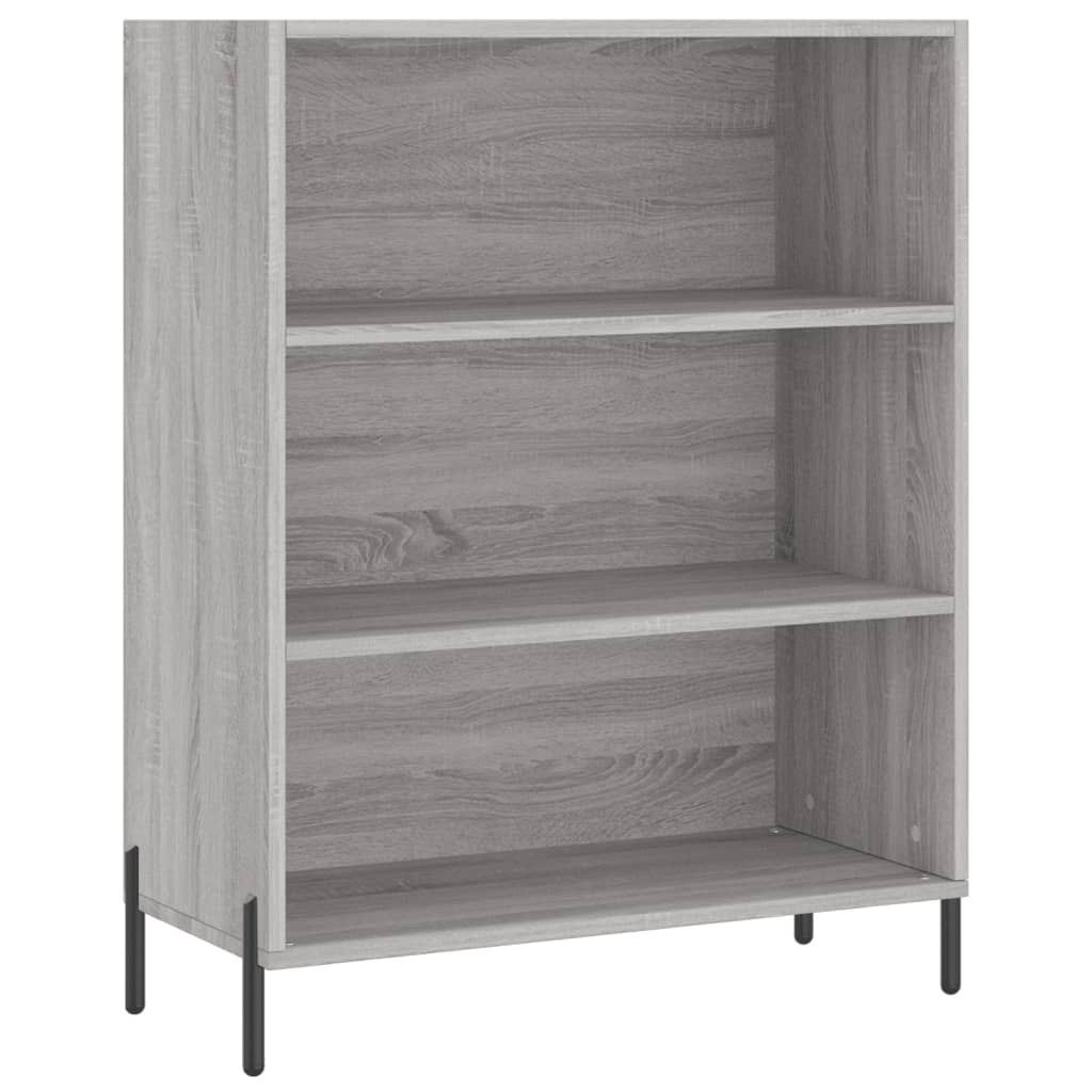VidaXL Schappenkast 69,5x32,5x90 cm bewerkt hout grijs sonoma eiken