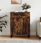 VidaXL Dressoir 69,5x34x90 cm bewerkt hout gerookt eikenkleurig