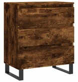 VidaXL Dressoir 60x35x70 cm bewerkt hout gerookt eikenkleurig