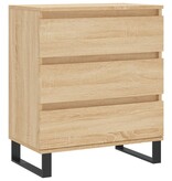 VidaXL Dressoir 60x35x70 cm bewerkt hout sonoma eikenkleurig