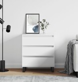VidaXL Dressoir 60x35x70 cm bewerkt hout wit