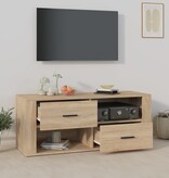 VidaXL Tv-meubel 100x35x40 cm bewerkt hout sonoma eikenkleurig