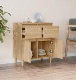 VidaXL Dressoir 60x35x70 cm bewerkt hout sonoma eikenkleurig