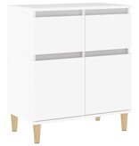 VidaXL Dressoir 60x35x70 cm bewerkt hout wit