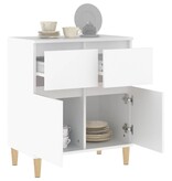 VidaXL Dressoir 60x35x70 cm bewerkt hout wit