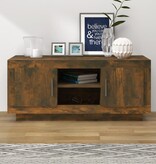 VidaXL Tv-meubel 102x35x45 cm bewerkt hout gerookt eikenkleurig