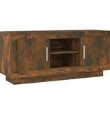 VidaXL Tv-meubel 102x35x45 cm bewerkt hout gerookt eikenkleurig