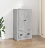 VidaXL Hoge kast 60x35,5x103,5 cm bewerkt hout betongrijs