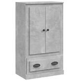 VidaXL Hoge kast 60x35,5x103,5 cm bewerkt hout betongrijs
