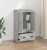 VidaXL Hoge kast 60x35,5x103,5 cm bewerkt hout betongrijs