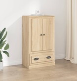 VidaXL Hoge kast 60x35,5x103,5 cm bewerkt hout sonoma eikenkleurig
