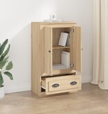 VidaXL Hoge kast 60x35,5x103,5 cm bewerkt hout sonoma eikenkleurig