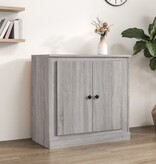 VidaXL Dressoir 70x35,5x67,5 cm bewerkt hout grijs sonoma eikenkleurig