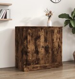 VidaXL Dressoir 70x35,5x67,5 cm bewerkt hout gerookt eikenkleurig
