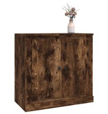 VidaXL Dressoir 70x35,5x67,5 cm bewerkt hout gerookt eikenkleurig