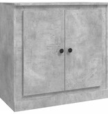 VidaXL Dressoir 70x35,5x67,5 cm bewerkt hout betongrijs