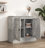 VidaXL Dressoir 70x35,5x67,5 cm bewerkt hout betongrijs