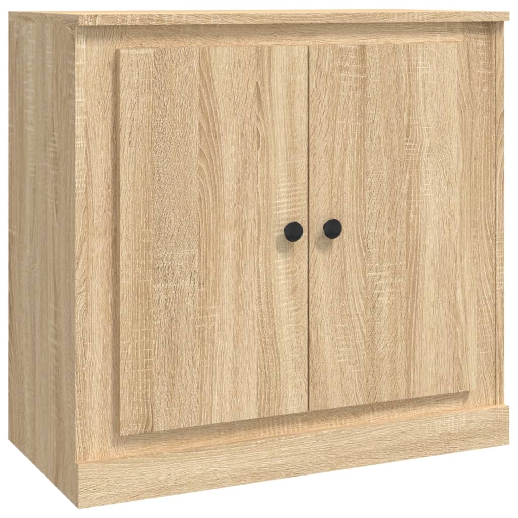 VidaXL Dressoir 70x35,5x67,5 cm bewerkt hout sonoma eikenkleurig