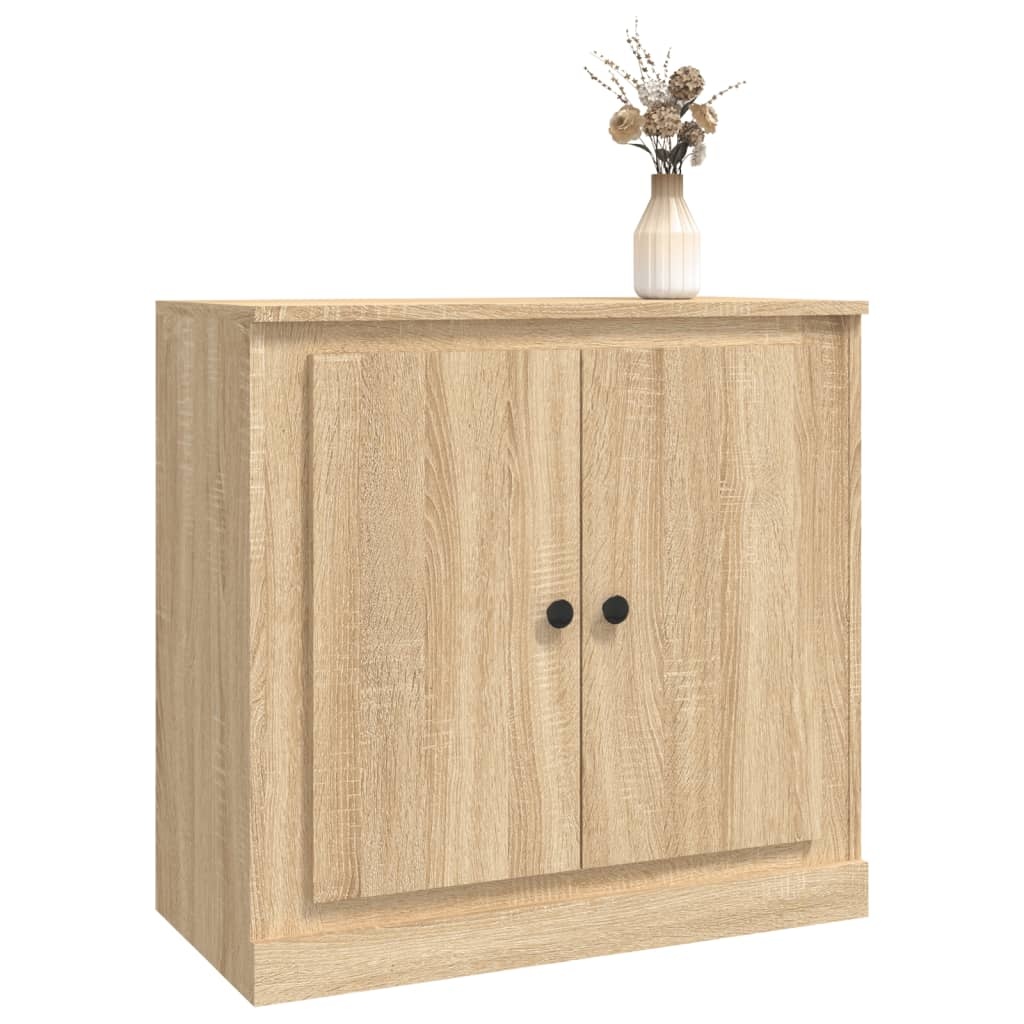 VidaXL Dressoir 70x35,5x67,5 cm bewerkt hout sonoma eikenkleurig