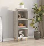 VidaXL Dressoir 34,5x32,5x90 cm bewerkt hout betongrijs