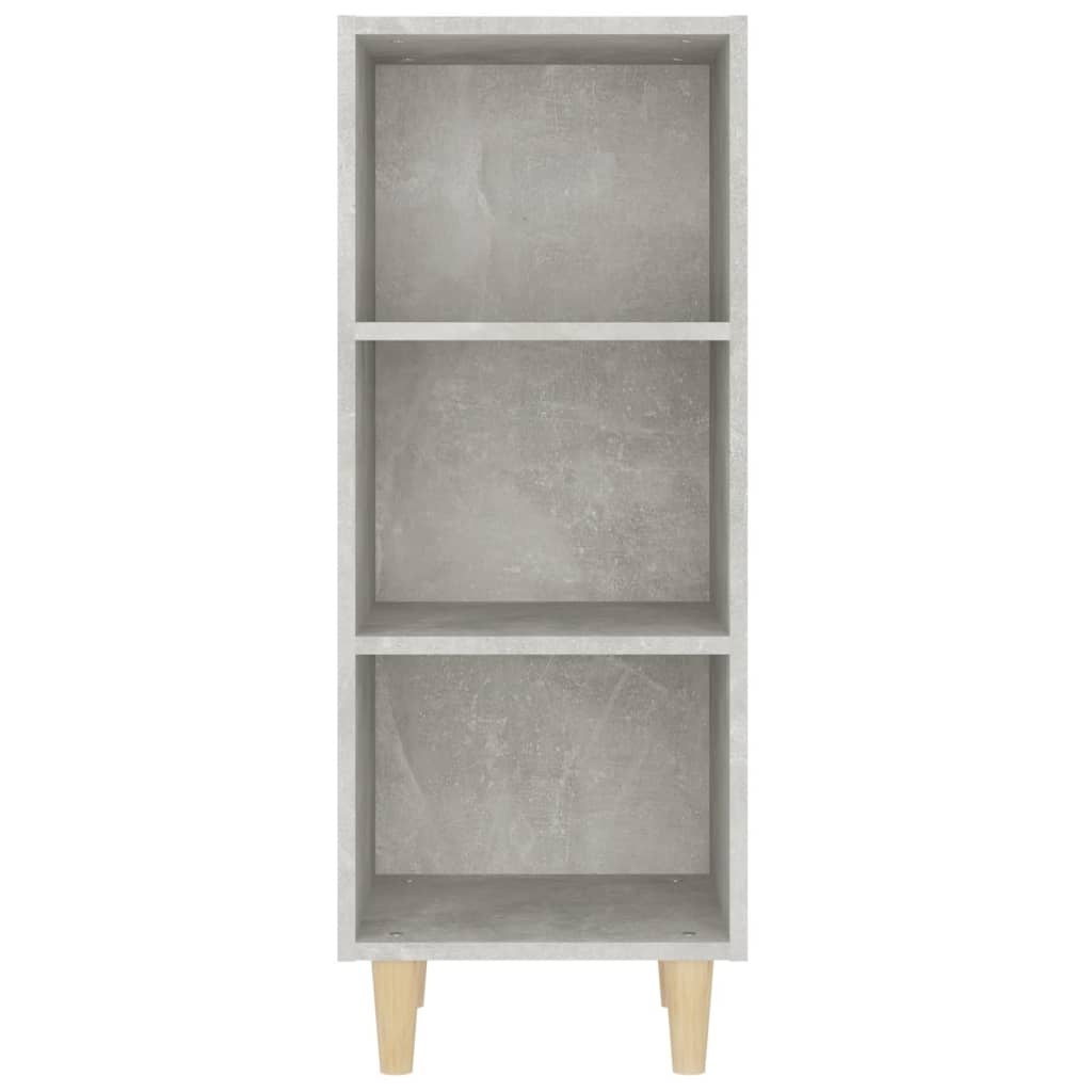 VidaXL Dressoir 34,5x32,5x90 cm bewerkt hout betongrijs