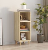 VidaXL Dressoir 34,5x32,5x90 cm bewerkt hout sonoma eikenkleurig