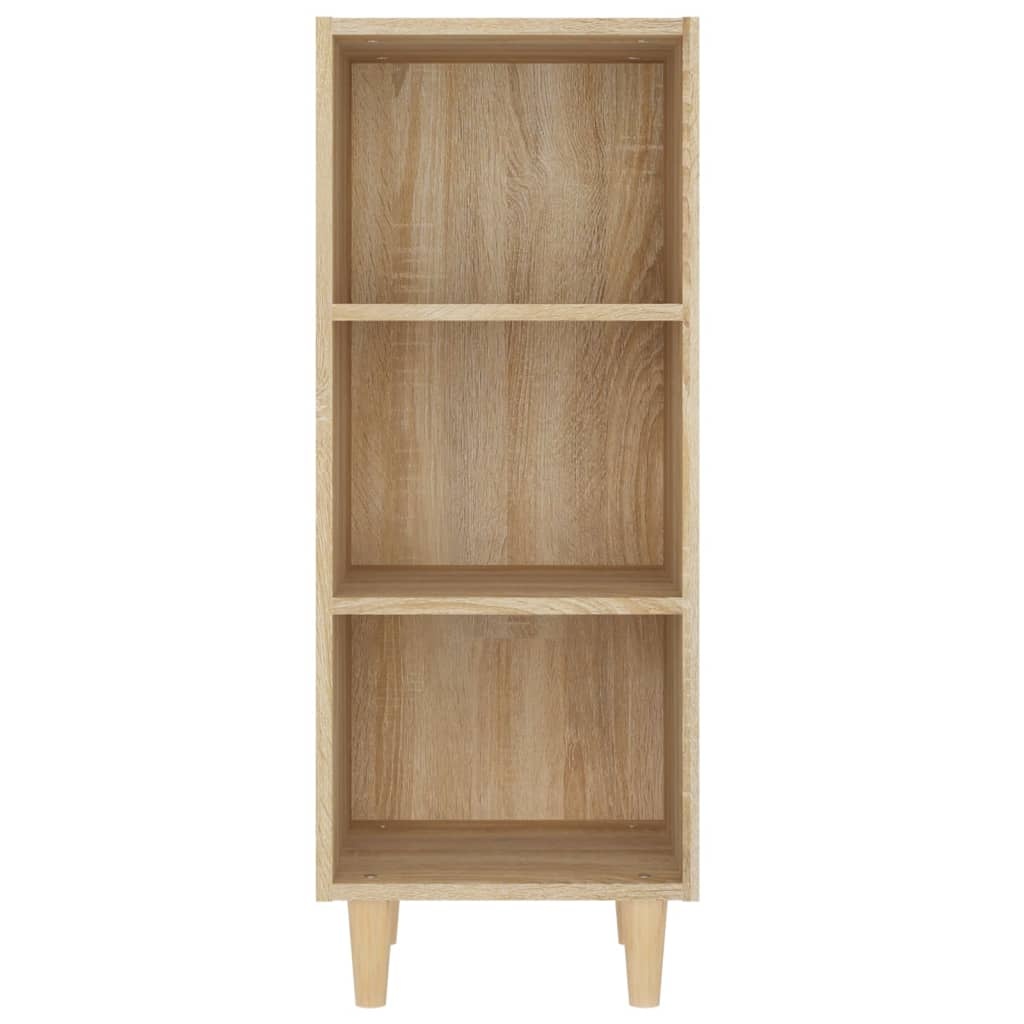 VidaXL Dressoir 34,5x32,5x90 cm bewerkt hout sonoma eikenkleurig