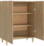 VidaXL Dressoir 70x34x90 cm bewerkt hout sonoma eikenkleurig