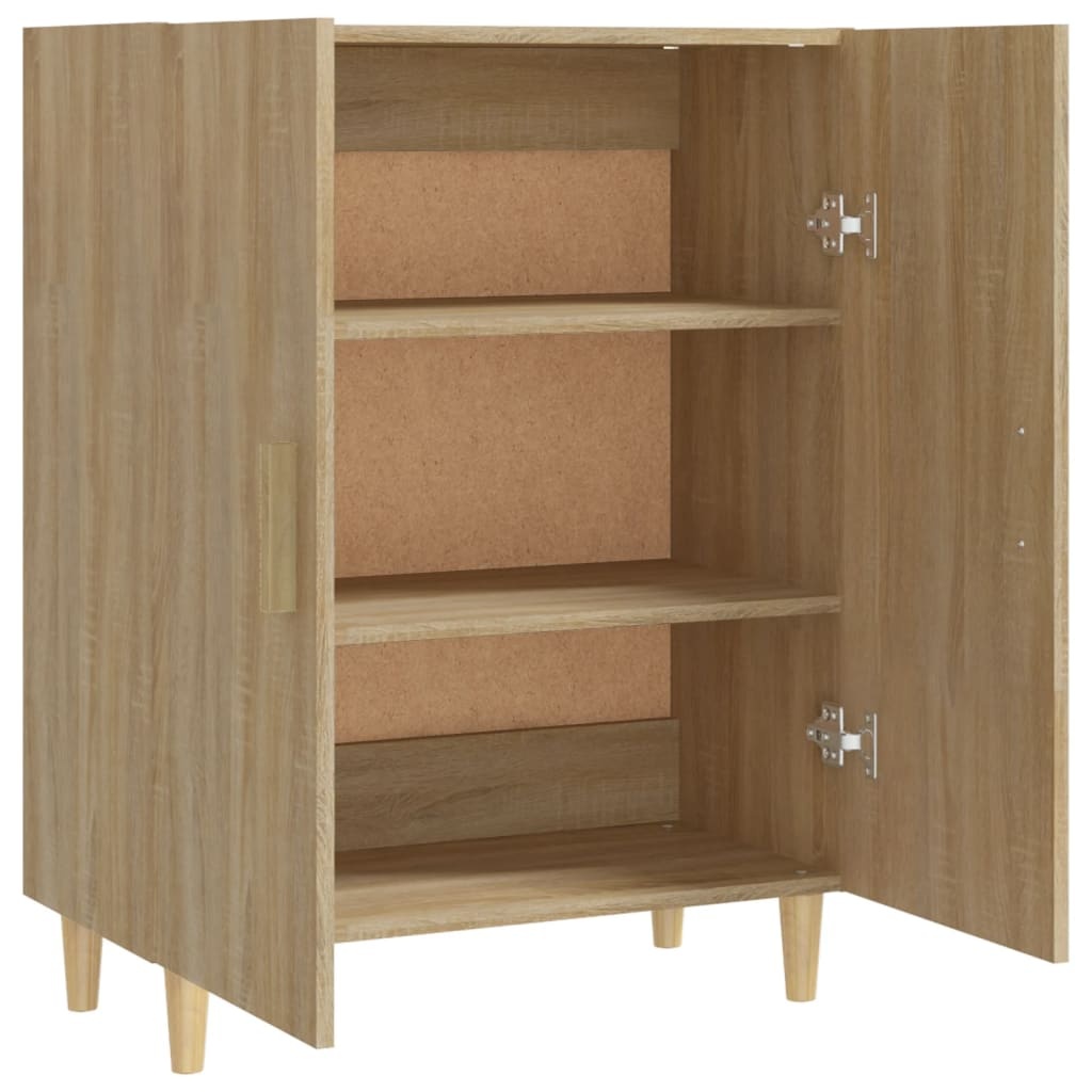 VidaXL Dressoir 70x34x90 cm bewerkt hout sonoma eikenkleurig