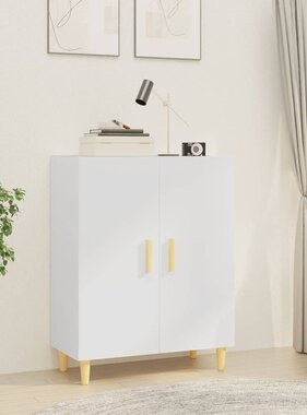 VidaXL Dressoir 70x34x90 cm bewerkt hout wit