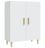 VidaXL Dressoir 70x34x90 cm bewerkt hout wit