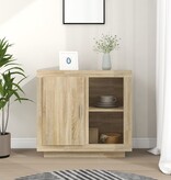 VidaXL Dressoir 80x40x75 cm sonoma eikenkleurig
