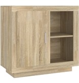 VidaXL Dressoir 80x40x75 cm sonoma eikenkleurig