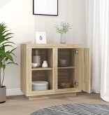 VidaXL Dressoir 80x40x75 cm sonoma eikenkleurig