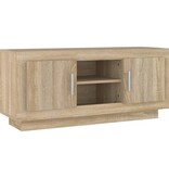 VidaXL Tv-meubel 102x35x45 cm bewerkt hout sonoma eikenkleurig