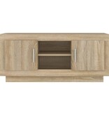 VidaXL Tv-meubel 102x35x45 cm bewerkt hout sonoma eikenkleurig