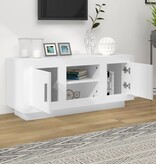 VidaXL Tv-meubel 102x35x45 cm bewerkt hout wit