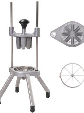 VidaXL Fruit Cutter Zilver 20 x 20 x 48 cm Gegoten aluminium