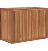 VidaXL Plantenbak verhoogd 100x50x70 cm massief teakhout