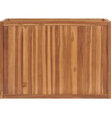 VidaXL Plantenbak verhoogd 100x50x70 cm massief teakhout