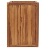 VidaXL Plantenbak verhoogd 100x50x70 cm massief teakhout