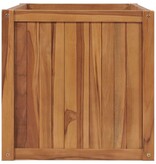 VidaXL Plantenbak verhoogd 100x50x50 cm massief teakhout