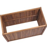 VidaXL Plantenbak verhoogd 100x50x50 cm massief teakhout