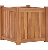 VidaXL Plantenbak verhoogd 40x40x40 cm massief teakhout