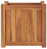 VidaXL Plantenbak verhoogd 40x40x40 cm massief teakhout
